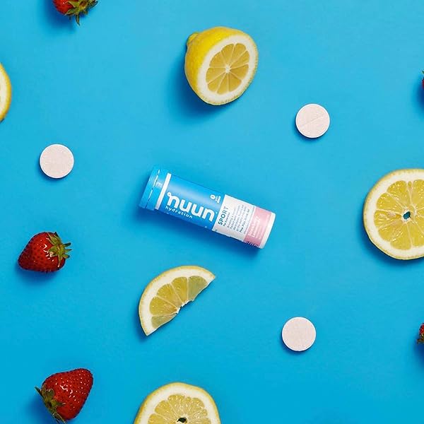NUUN HYDRATION: STRAWBERRY LEMONADE ELECTROLYTE DRINK TABLETS (2 TUBES OF 10 TABS)