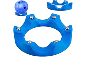2pcs Bowling Ball Holder, 360° Smooth Rotation Bowling Ball Turntable Sports Accessory Display Stand Storage Rack for Polishi