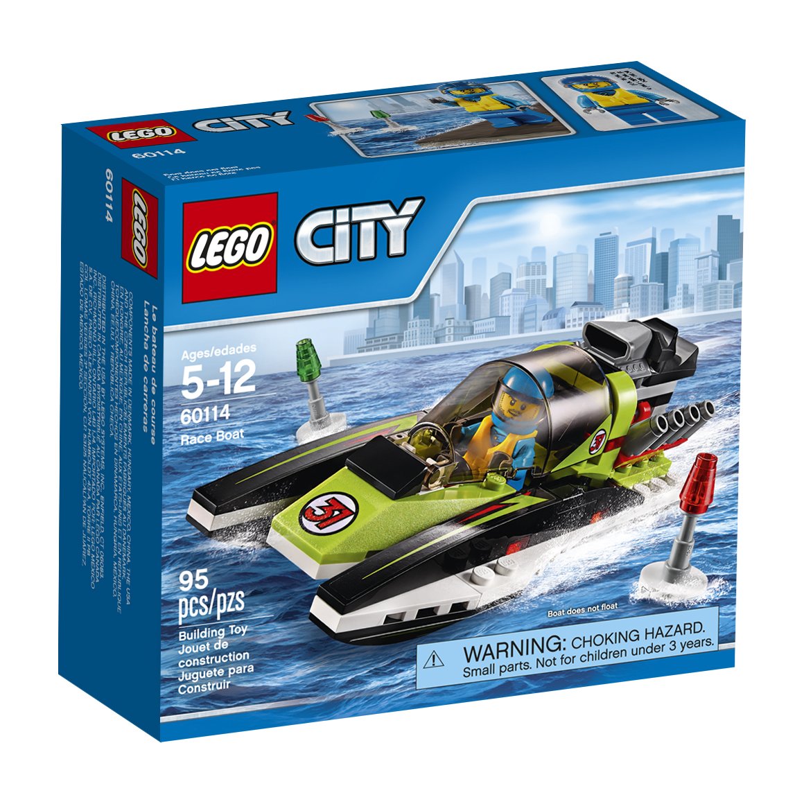 Barco de carreras LEGO City Great Vehicles (95 piezas)