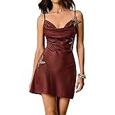 Floerns Women's Elegant Starfish Dress Draped Neck Backless Cocktail Cami Sundress
