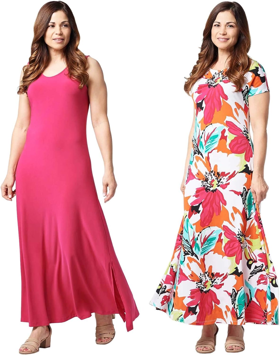 petite jersey maxi dress
