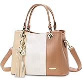 Pomelo Best Purses and Handbags for Women with Multiple Pockets, Leather Top Handle Satchel Fashion Tote Shoulder Bags Ladies
