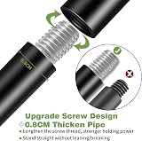 SEGNAYEN Shepherds Hook 81cm Set of 6 Black Garden Lantern Hooks view 5