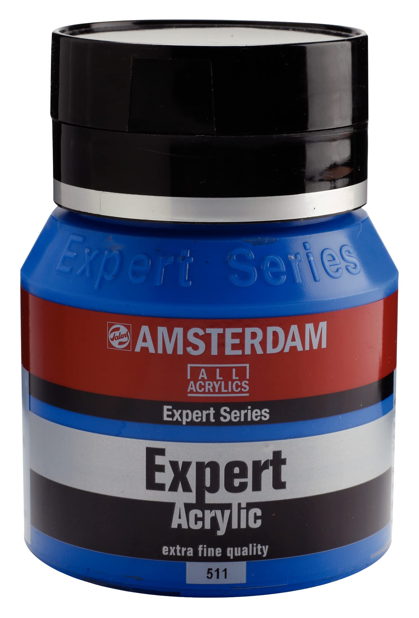 Amsterdam Expert Series Acrylic Paint Jar 400 ml - Cobalt Blue 511 - Heavy Body, Professional Pigment with Excellent Lightfastness, Semi-Opaque, Water-Based Formula