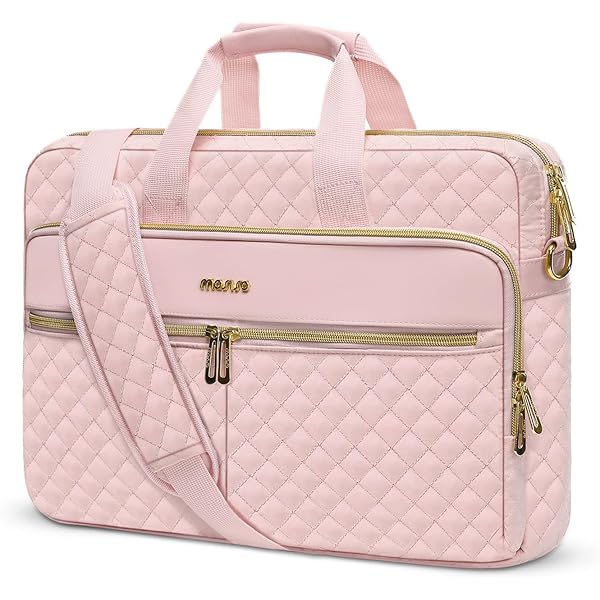 Personalized Laptop Bag With Name - Custom Flower Design Shoulder Bag For 13-15" Laptops - View #14