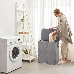 Lifewit Double Laundry Hamper with Lid and