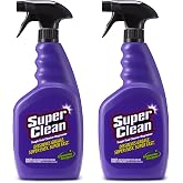 SUPERCLEAN Cleaner/Degreaser: Water-Based, Trigger 32oz Spray Bottle, 2 Pack