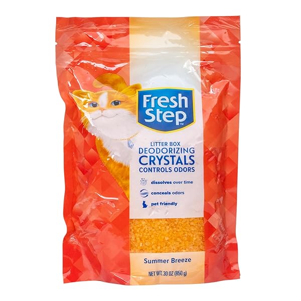 FRESH STEP CAT LITTER CRYSTALS DEODORIZER, NON TOXIC...