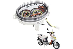 Minho Motorcycle Speedometer for Roketa 50cc-150cc-1093 for Jonway Gauge Assembly GY6 4-Stroke Chinese Scooter Moped ROKETA Tank JCL Peace BAOTIAN BMS SUNL ZNEN
