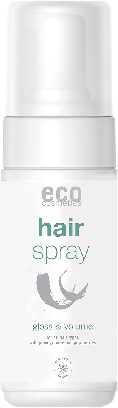 Eco Cosmetics Hair Spray 150ml Natural Origin Pomegranate Goji Berries Gloss