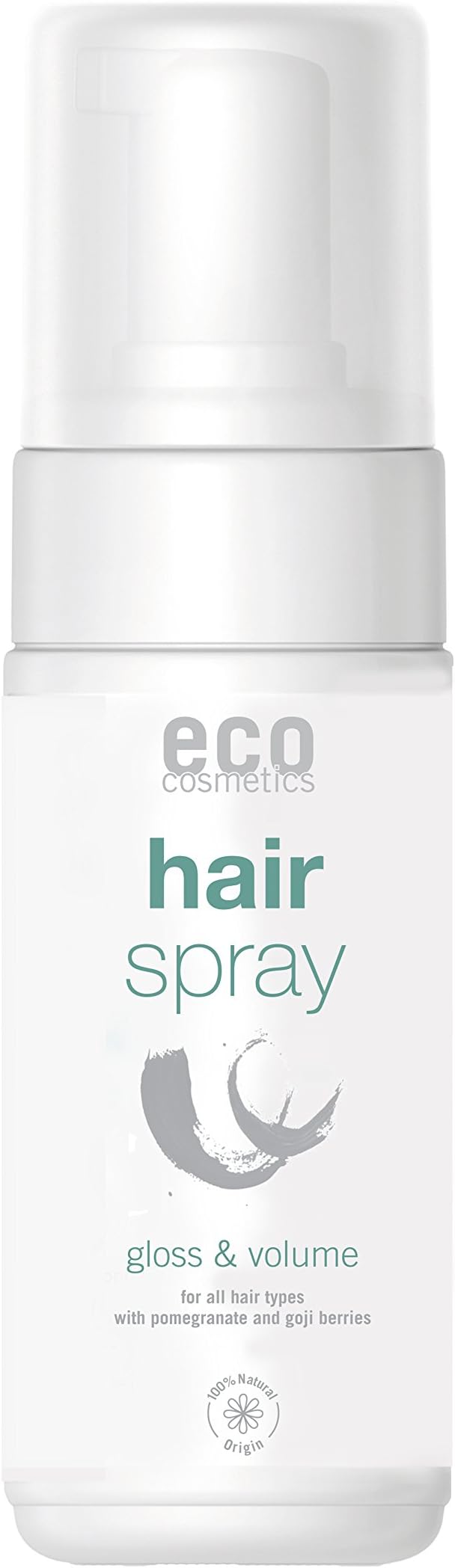 Eco Cosmetics Hair Spray 150ml Natural Origin Pomegranate Goji Berries Gloss