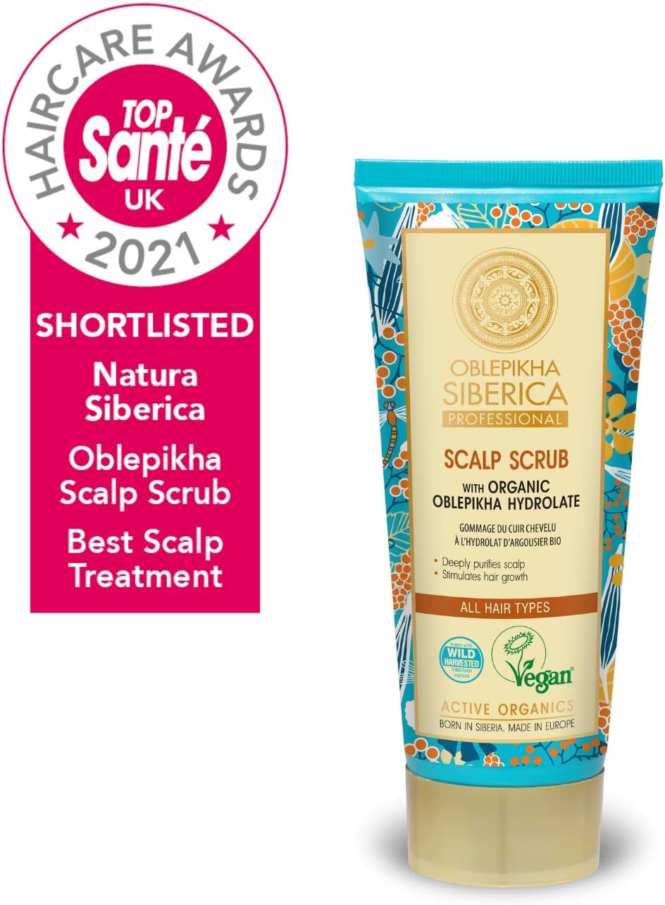 Oblepikha Scalp Scrub, Natural Scalp And Hair Exfoliator Scrub With Sea Buckthorn - Image 3