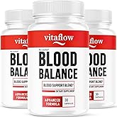 (3 Pack) VitaFlow Capsules - Official VitaFlow Balance Supplement Support Capsule, Vitaflow All Natural Premium Advanced Formula, Vita Flow Pills Balance Support, 90 Capsules for 3 Months