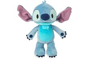 Disney Store Official Stitch nuiMOs Plushie - Soft Plush with Embroidered Features, Poseable Hands & Turning Head, Magnetic Hands for Holding, 6 Inches, Dress Up with nuiMOs Outfits