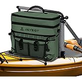 Kayak Cooler Behind Seat - Waterproof Cooler Bag Compatible with Lawn-Chair Seat Kayak,Kayak Accessories Camping Cooler, Portable Ice Chest for Fishing, Beach,Picnic, Trips (Orange, Medium)