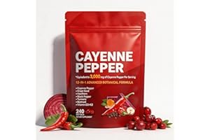Cayenne Pepper Capsules - Cayenne Pepper (1 Bag / 240 Count）