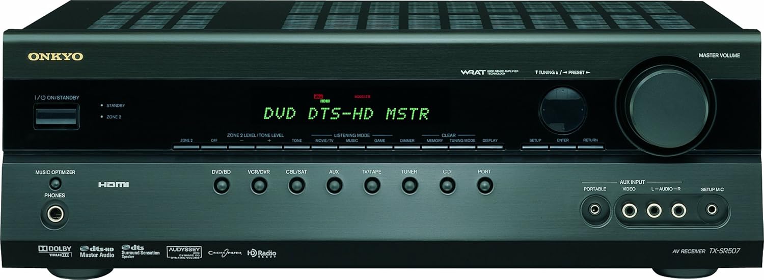 Onkyo TXSR507 (Black) 5.1 Channel Home Theater Receiver Amazon.co.uk