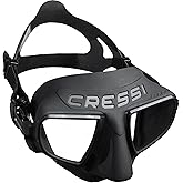 Cressi Frameless Freediving Mask with Reduced Internal Volume and Ergonomic Nose Shape - Atom: Made in Italy
