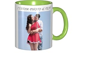 Personalized Coffee Mug - Custom Photo, Text, Name or Logo Ceramic Mug, 11oz White - Unique Customizable Cup for Office & Hom