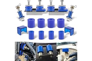 SIXCOW Fit for Peterbilt 379 378 377 Engine Hood Hinge Pivot Bolt Bushing Kit & Truck Hood Bumper Poly & Hoods Roller Bushings, 13-04154, 13-04164, 13-03593, 13-04391, 13-03510, 304005