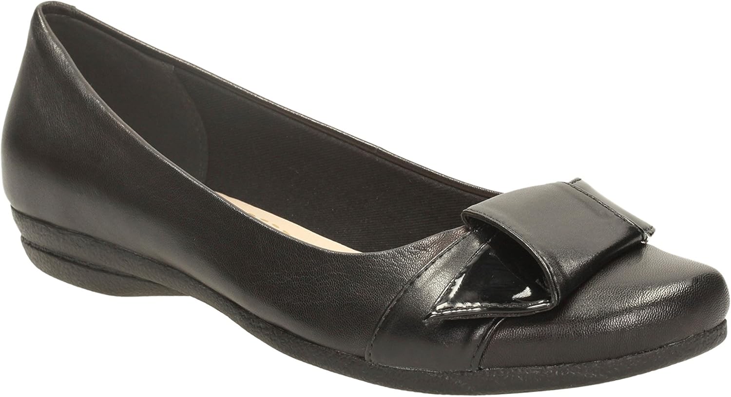clarks wide fit ballet pumps