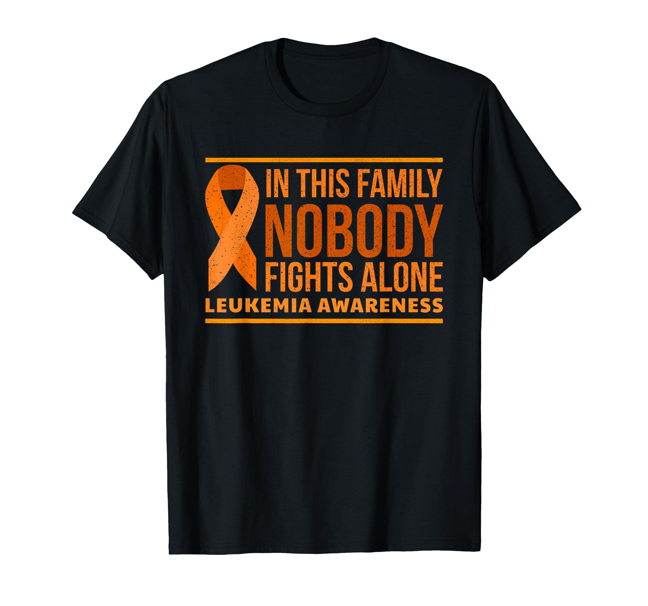 Photo 1 of Xl.  Leukemia Awareness In This Family Nobody Fights Alone T-Shirt, Black