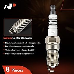 A-Premium Iridium Platinum Spark Plugs Compatible