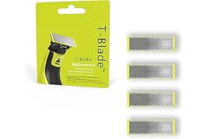 KIONCARE 4-Pack Replacement Head Compatible with oneblade QP 25/26/27/28/45/65 series,Black