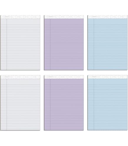 Blocchi Note Tops Prism Plus Riciclati - 12x20 Pollici, Righe Strette, Blu, 50 Fogli Per Blocco