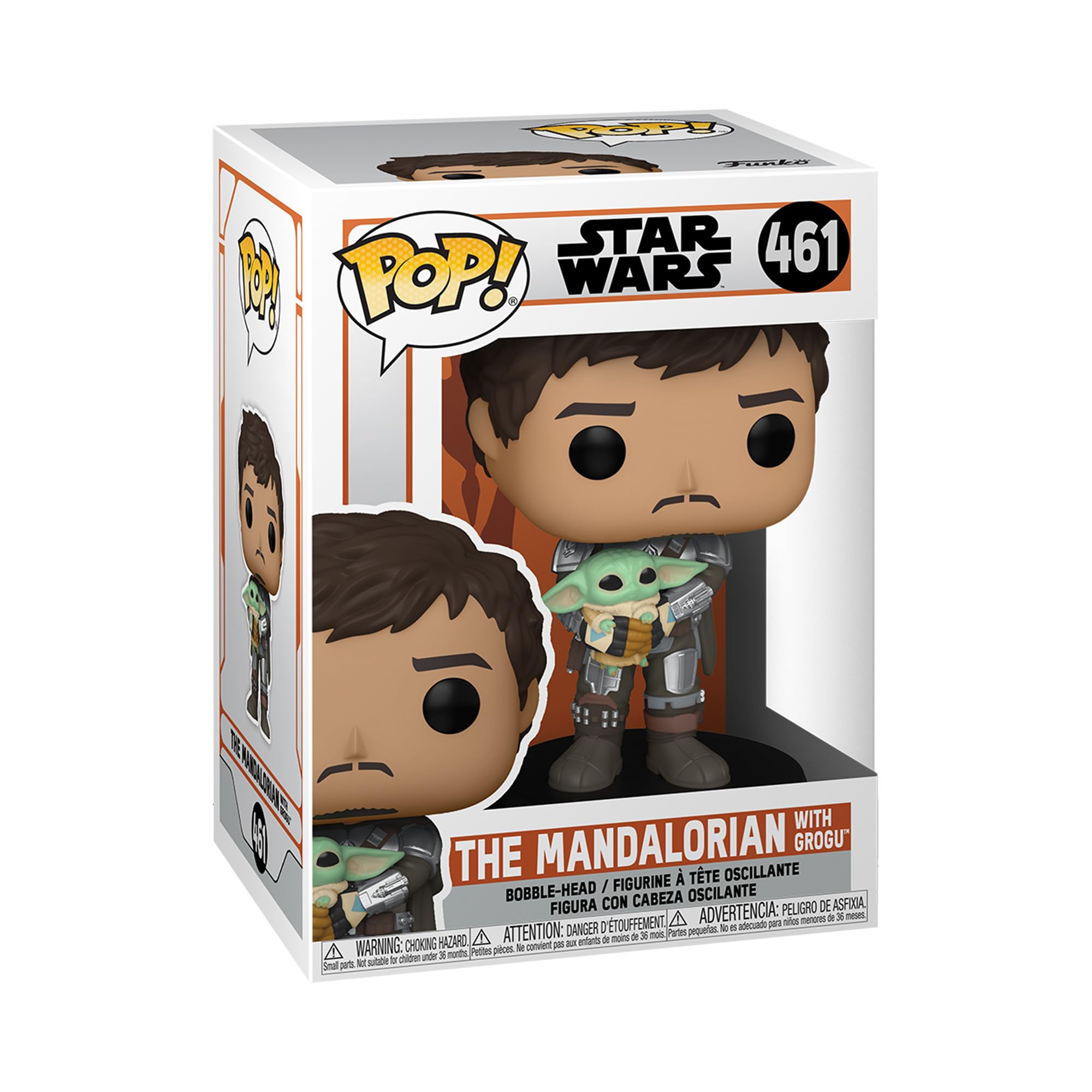 POP! Star Wars: The Mandalorian #461 The Mandalorian with Grogu
