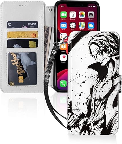 Amazon Co Jp Onepiece ワンピース シャンクス Iphone 11 ケース 手帳型 アイフォンx ケース 手帳型 マグネット 超薄 型 カード収納 Qi充電対応 スタンド機能 カバー P合皮レザー 適応 家電 カメラ