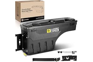 YHTAUTO Truck Bed Storage Tool Box Lockable Compatible with 2005-2021 Nissan Frontier 2004-2015 Titan, Driver Side, Not fit f