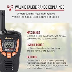 Cobra ACXT345 Weather-Resistant Walkie Talkies
