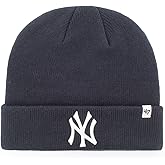 New York Yankees Men's '47 Raised Cuffed Beanie Navy One Size