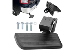 keriolee Retractable Bed Step Bumper Step for Toyota Tundra Bed Step 2022 2023 2024 2025 Tundra Truck Bed Step,Folding Rear B