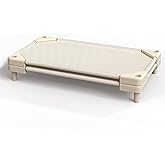 NOUJULOUN Daycare cots,Stackable Preschool Cot for Kids (Light Beige 2Pack)