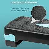 Denny International 2 Level Adjustable Yoga Step Blue Striped 10/15 cm view 3