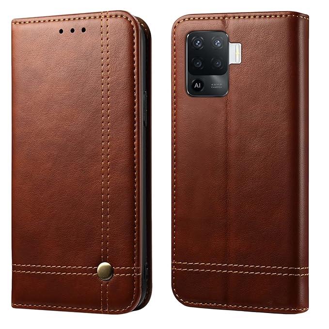 DOB® Oppo F19 PRO Flip Cover PU Leather Wallet Case Amazon.in Electronics