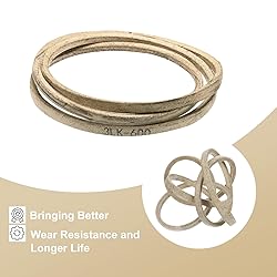 uxcell 3LK600 Cord Belt Grey, 3/8" x 60" Lawn and