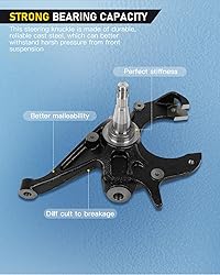 OCPTY Front Steering Knuckle and Hub Assembly