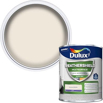 Dulux Weathershield Multi Surface Paint Almond White 750ML