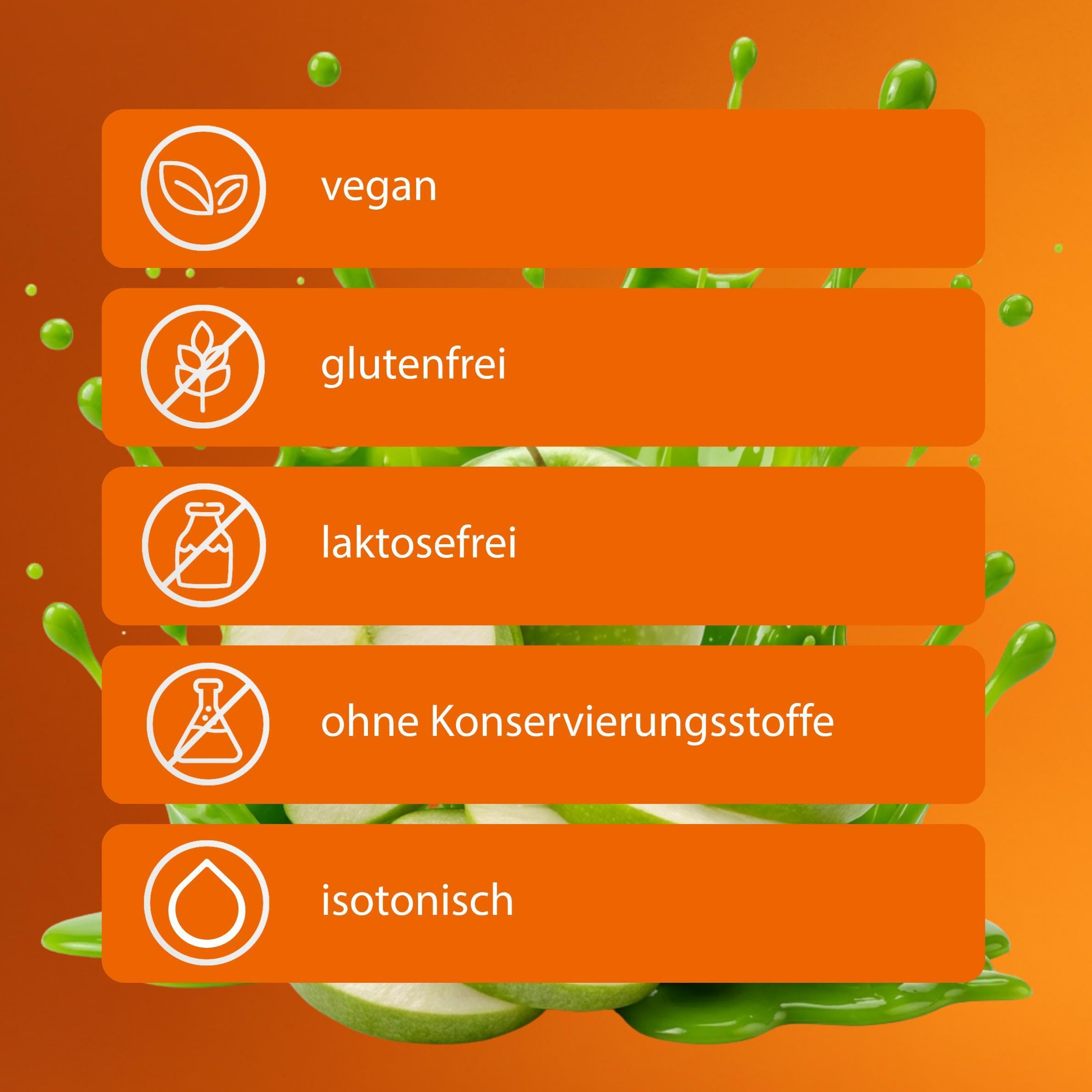 ELOTRANS reload - isotonische Elektrolyt-Glucose-Mischung - Nahrungsergänzungsmittel mit Magnesium, Kaliumchlorid, Cholin und B-Vitaminen - 1 x 25 Beutel - Apfel-Geschmack 5