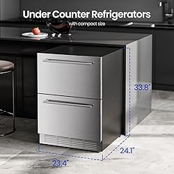 Electactic Under Counter Refrigerator, 24 Inch