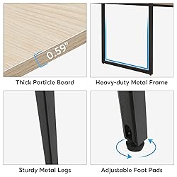 Tribesigns 8FT Conference Table, 94.48L x 47.24W x