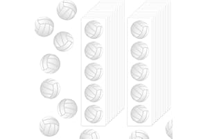 SODKNOW 120 Pcs Volleyball Stickers Vinyl, Volleyball Stickers for Water Bottle Teen Girls Boys, Sports Ball Decals Waterproof for Volleyball Sports Party Favor Supply Reward Pride Planner Calendar DIY Craft