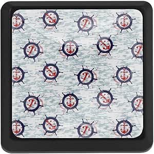 Juego de impresiones cuadradas de 3 perillas con tornillos para