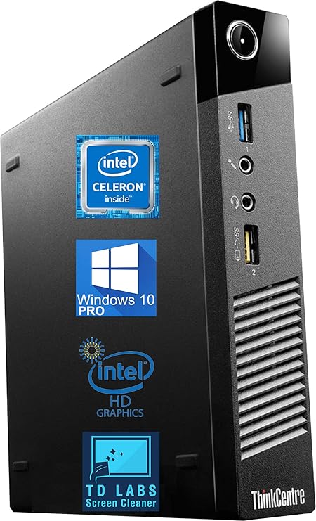 Amazon Com Lenovo Thinkcentre M73p Tiny Desktop Intel Dual Core 2 6ghz 4gb Ram 1gb Ssd 4k 2 Monitor Support Displayport Hdmi Vga Ac Wi Fi Bluetooth Windows 10 Pro Renewed Computers Accessories