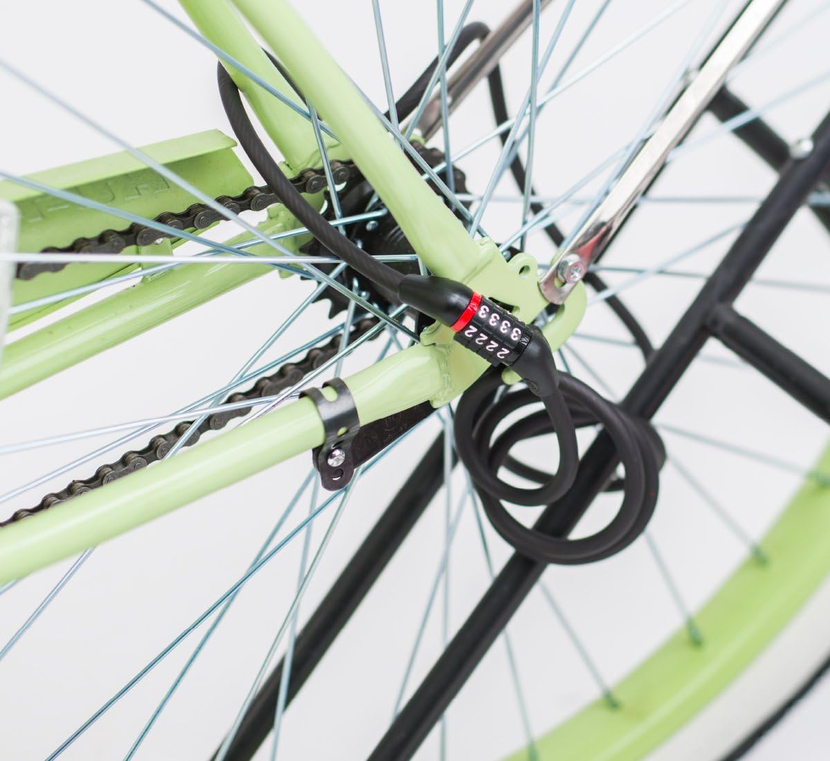 bell bike lock combination