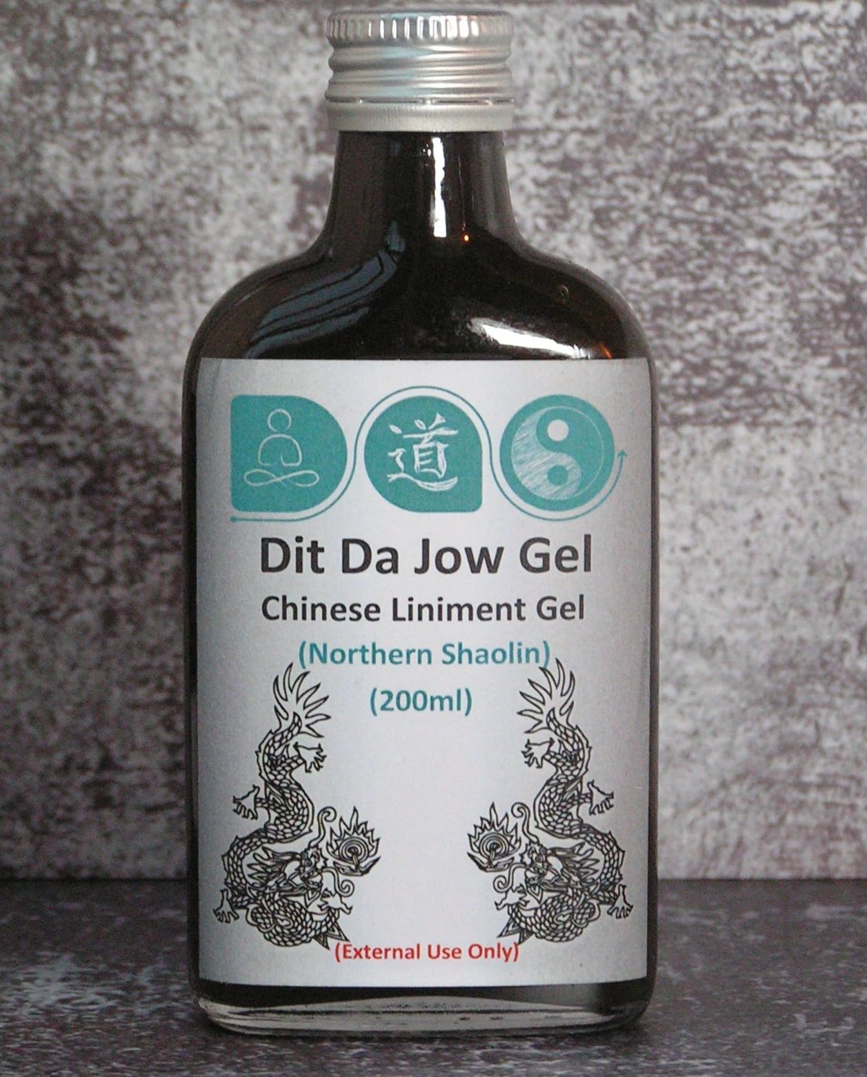 Dit Da Jow Gel (Northern Shaolin) 200ml Glass Bottle