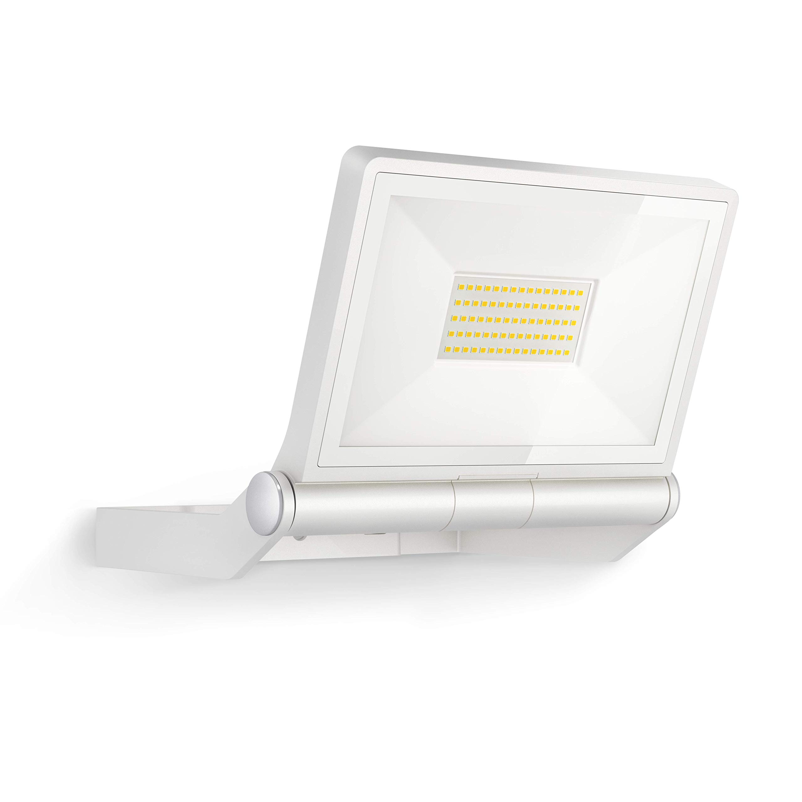 Steinel LED Outdoor Floodlight XLED ONE XL White, 42.6 W Floodlight, 4200 lm, Aluminium, for Driveway, Yard and Garden